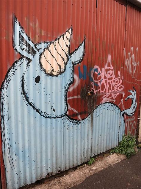 Collingwood Unicorn Mural By Kaffeine Street Art Unicorn Mural Mural