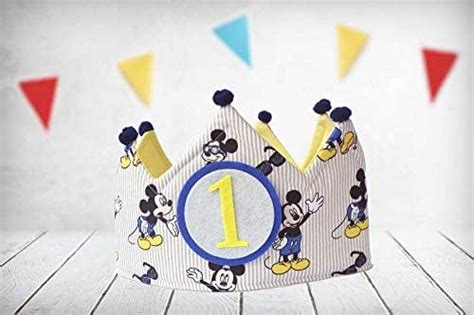Corona Cumpleaños Mickey Mouse Incluye Todos Los Números Beneficios