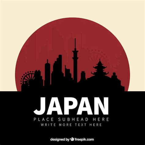 Free Vector Japan Silhouettes