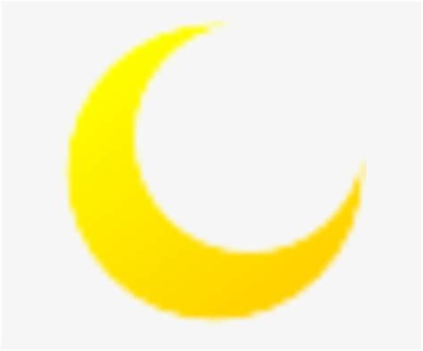 Transparent Moon Clipart Yellow Half Moon Png Free Transparent Png