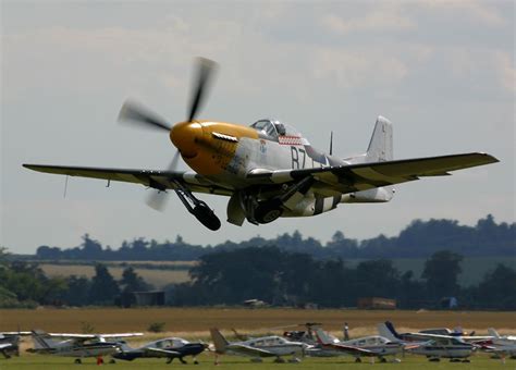 P 51 Mustangs At The Duxford Flying Legends Airshow