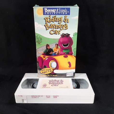 Barney Friends Collection Riding In Barney S Car Rare Vhs White The Best Porn Website