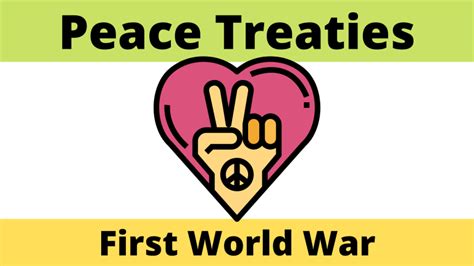 Peace Treaties Of Wwi Worksheet Cunning History Teacher