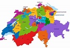 Mapa de Suiza - datos interesantes e información sobre el país