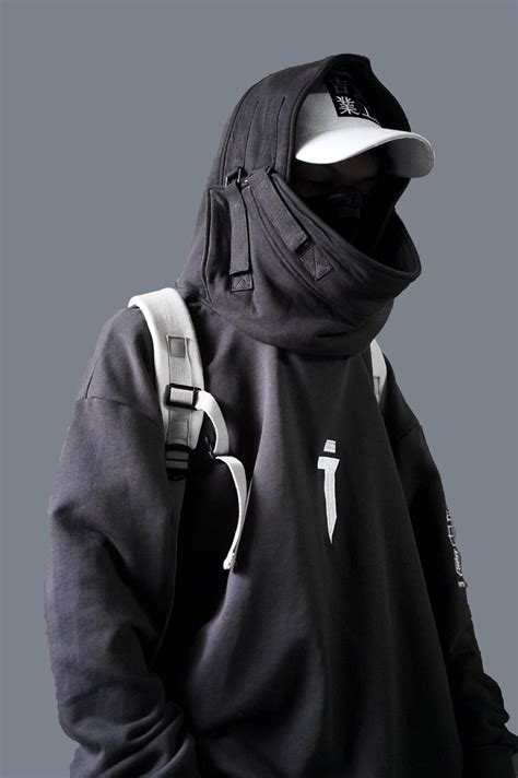 Techwear Streetwear Niepce Hoodie On Mercari Cyberpunk Clothes