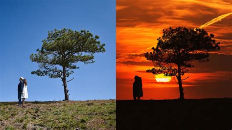 How To Create Sunset Silhouette Photo Effect In Photoshop Psdesire