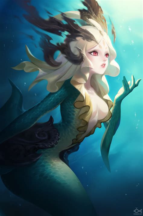 Citemer Nami League Of Legends League Of Legends Highres Tagme 1girl Blonde Hair