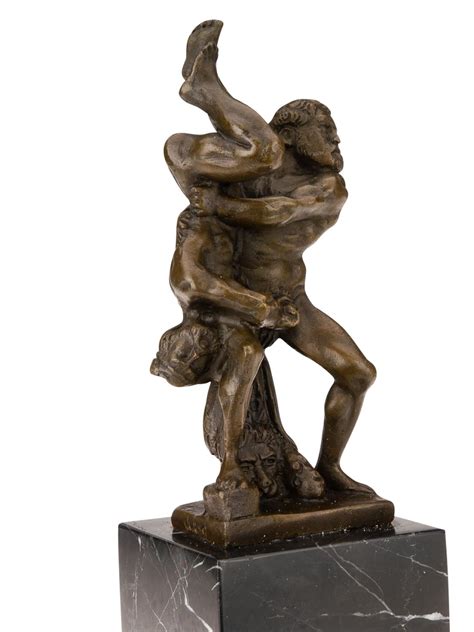 Bronze Sculpture Hercules Hercules Diomedes Bronze Sculpture 34cm