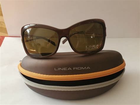 New Linea Roma Sunglasses Color Brownmade In Italy Ebay