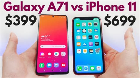 12 mp (sapphire crystal lens cover, ois, pdaf); Samsung Galaxy A71 vs iPhone 11 - Who Will Win? - YouTube