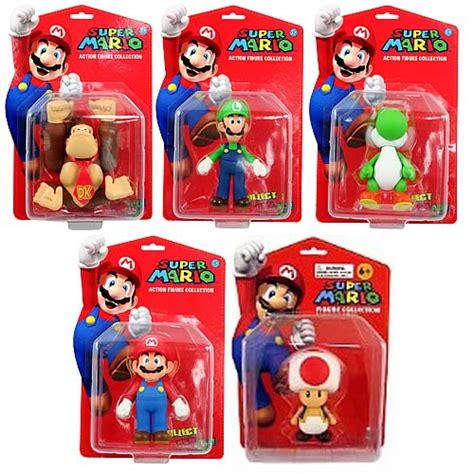 Nintendo Super Mario 5 Inch Action Figures Wave 1 Case