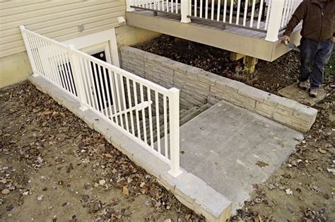 You can now define a notch conditions to the precast stair, this enable more accurate. basement egress doors | Beautiful Basement Egress Doors ...