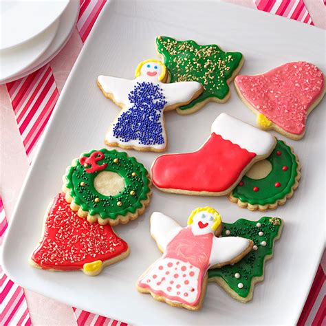 Perfect sugar cookie recipe that doesn't spread and. Decorated Sugar Cookie Cutouts Recipe | Taste of Home