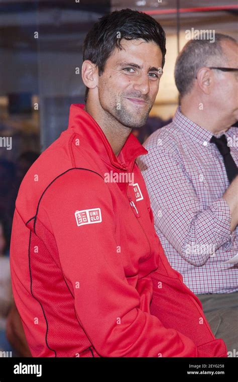 Novak Djokovic Attends The Launch Of Uniqlos Performance Wear
