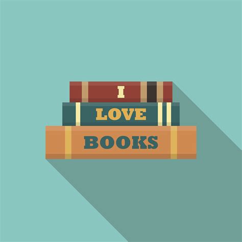 I Love Books Concept 1265705 Vector Art At Vecteezy