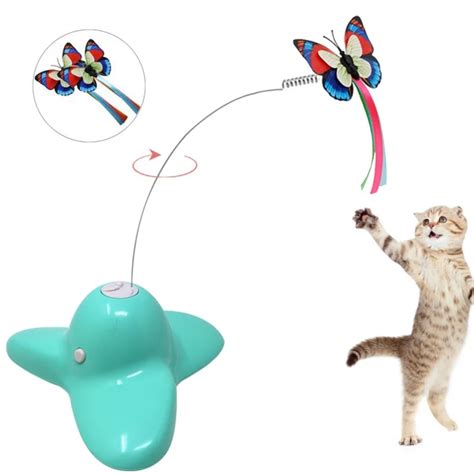 Electric Rotating Butterfly Pets Cat Electric Toys Teaser Interactive