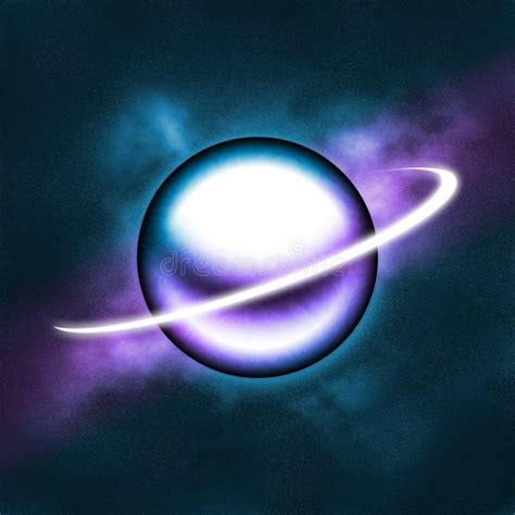 Purple Blue Planet Glowing Royalty Free Stock Photo Image 5458345
