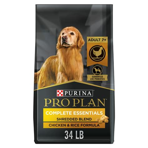 Purina Pro Plan Senior Dog Food With Probiotics For Dogs Shredded