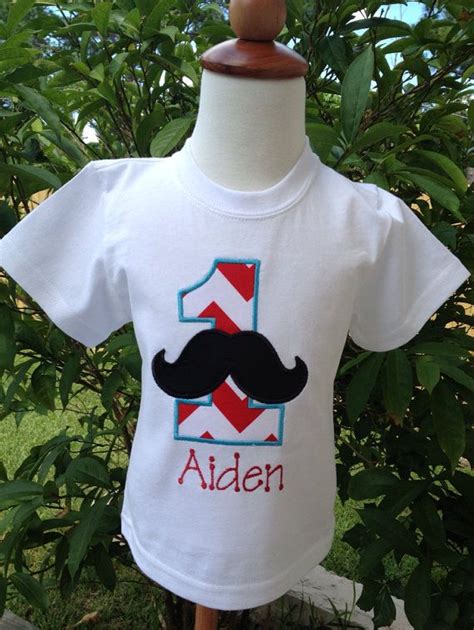 We've seen some fantastic muzzy's in sports. Mustache First Birthday Shirt by LillysBowtique on Etsy, $20.00 | First birthday shirts ...