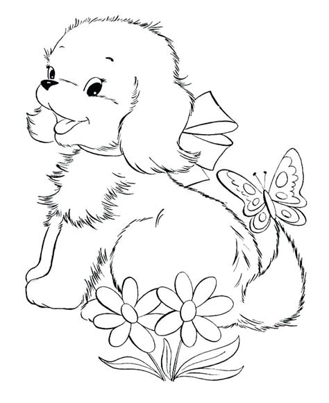 Golden Retriever Puppy Coloring Pages At Free