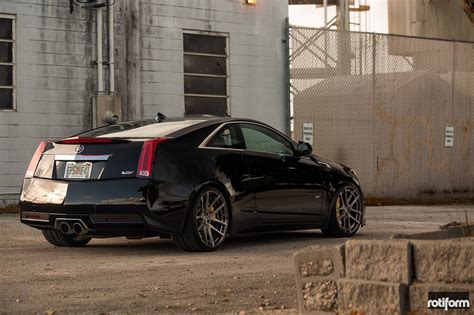 Cadillac Cts V Coupe Rocking Rotiform Sna 3pc Wheels — Gallery