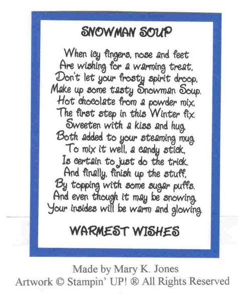 19 Best Snowman Poems Images Snowman Poem Winter Kindergarten