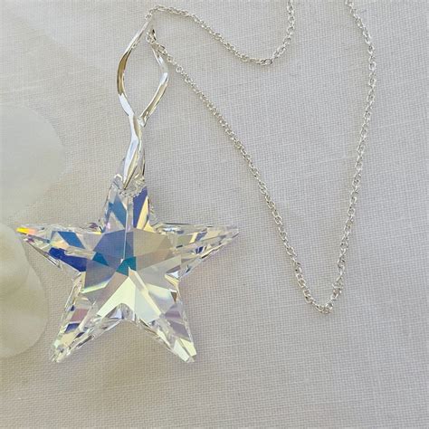 Ab Large Star Pendant Made With Swarovski® Crystals Crystal Elegance