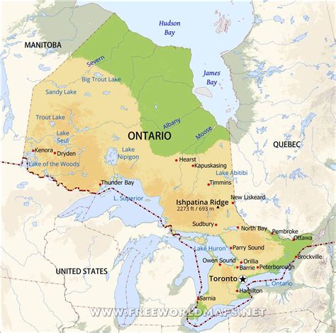 20 Images New Map Of Ontario