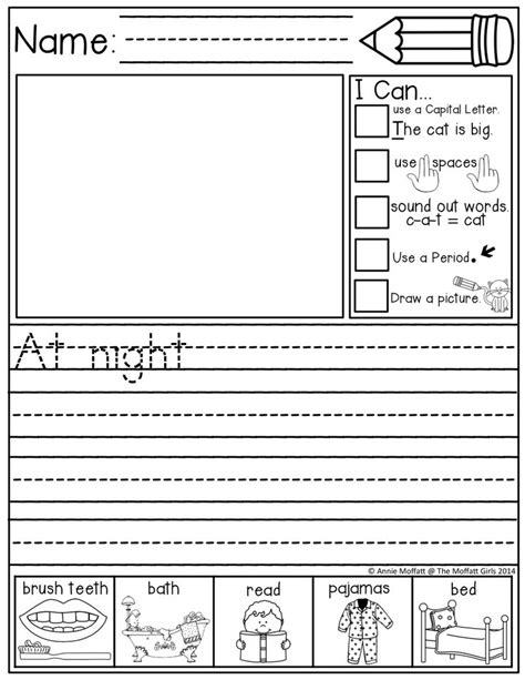 Creative Writing Activities For Kindergarten Categories