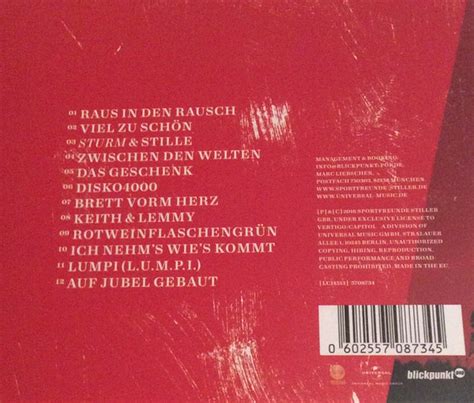 Sturm And Stille Sportfreunde Stiller Cd Album Muziek