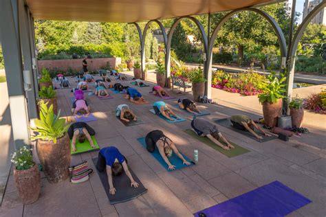 Best Yoga In Denver Yoga At The Denver Botanic Gardens And More