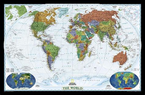 Maps Office Products Art Quality Print Central Canada Wall Map 28 X 22
