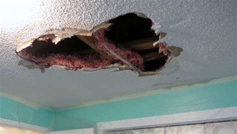 Is it a lot of work to scrap the ceiling? HOW TO REPAIR A HOLE IN YOUR CEILING DRYWALL