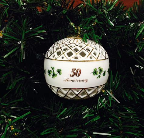 Th Anniversary Tree Ornaments Brand