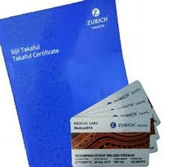 Having a personal takaful medical card allows you to tailor your own coverage according to your requirements compared to relying solely on your company group term. MEDICAL CARD - ZURICH TAKAFUL