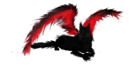 Shadow Of The Red Winged Wolf By Kurospassions On Deviantart