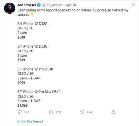 The Iphone 12 Series Are Leaked With 5g And Their Pricing Is