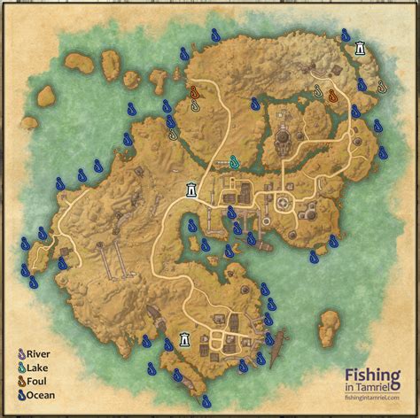 Daggerfall Covenant Fishing Maps Fishing In Tamriel