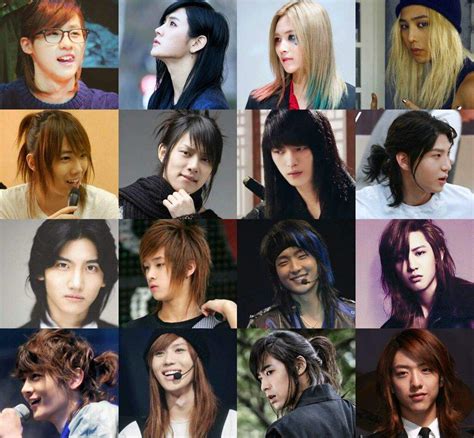 Male Idols With Long Hair K Pop Amino