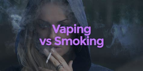 vaping vs smoking is the former really a healthier alternative