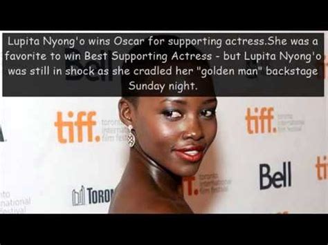 Lupita Nyong O Wins Best Supporting Actress Oscar For Years A Slave YouTube