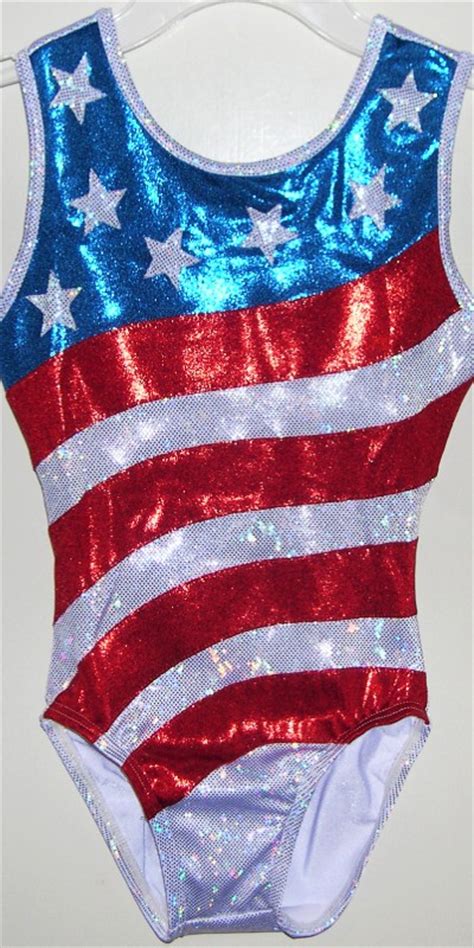 Discount Leotards Ace 101 Patriotic Discount Gymnastics Leotard