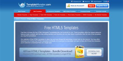 Freely use basic and simple html templates for your commercial or site templates usually provided as html css templates perfectly suit various topics like an agency template and free html page portfolio or. 7 Resources for Free HTML5 Templates