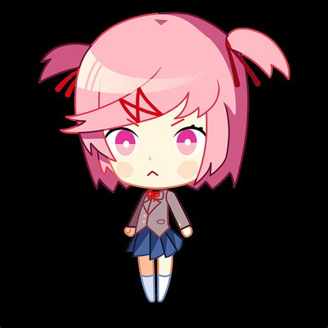 Natsuki Chibi Doki Doki Doki Literatura Club Anime Niñas Monika