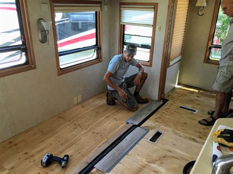 How To Replace Vinyl Flooring In A Travel Trailer Flooring Tips