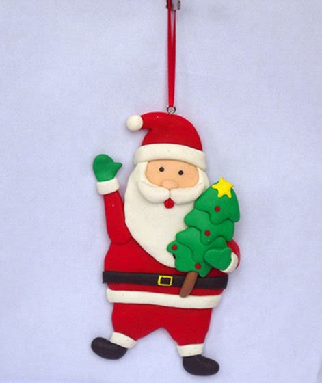Santa Claus Polymer Clay Christmas Ornamentsid6811477 Buy China