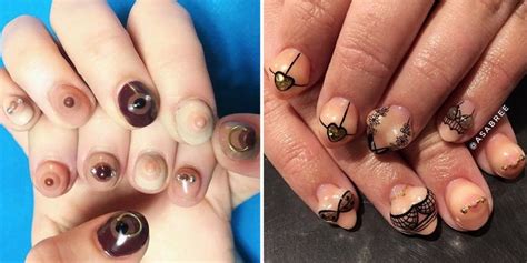 Boob Nails Are The Feminist Trend Your Manicure Needs