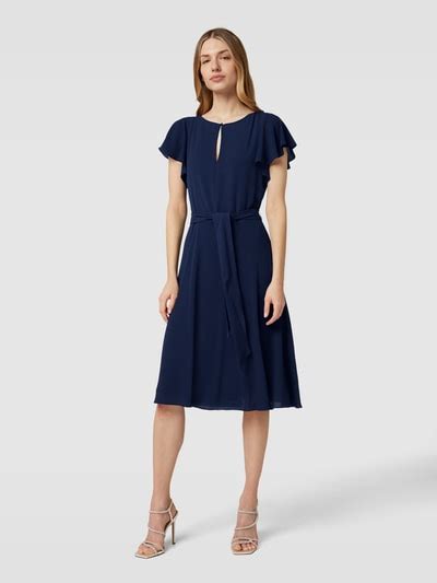 Lauren Ralph Lauren Midi Jurk Met Druppelvormige Hals Model Thandia