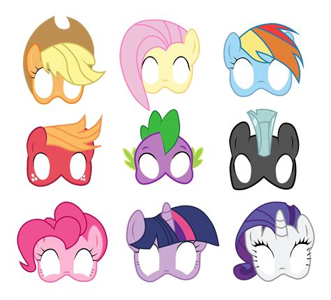 Free My Little Pony Printable Masks Free Printable A To Z