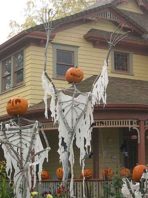 Homemade Diy Spooky Outdoor Halloween Decorations Amelia Print